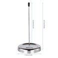 thumbnail image 1 of KW-trio All Metal Straight Rod Desk Receipt Holder Spike Stick Bill Notes Paper Memo Fork Check Spindle Restaurant Ticket Holder with Protective Cover, 1 of 5