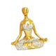 thumbnail image 5 of Figura de yoga de mujer, artesanía, versátil, decorativa, de resina, para decoración de estantes. Meditación, 5 of 9
