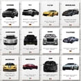 thumbnail image 2 of URUS CAYENNE 911 F12 y otros coches de lujo populares, arte de pared para habitación de niño, póster de lona moderno para autodeporte, decoración del hogar, 2 of 4
