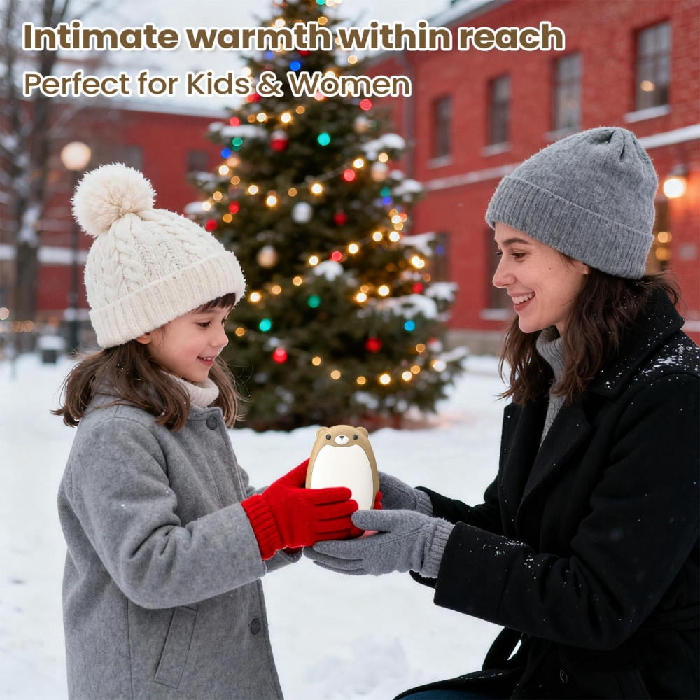 Ksruee Reusable Hand Warmers with 3 Temp Reusable Cartoon Bear Rechargeable Hand Warmers for Kids Adults Birthday Outdoor Camping Hiking Fishing Hunting Winter Home Office School top sale