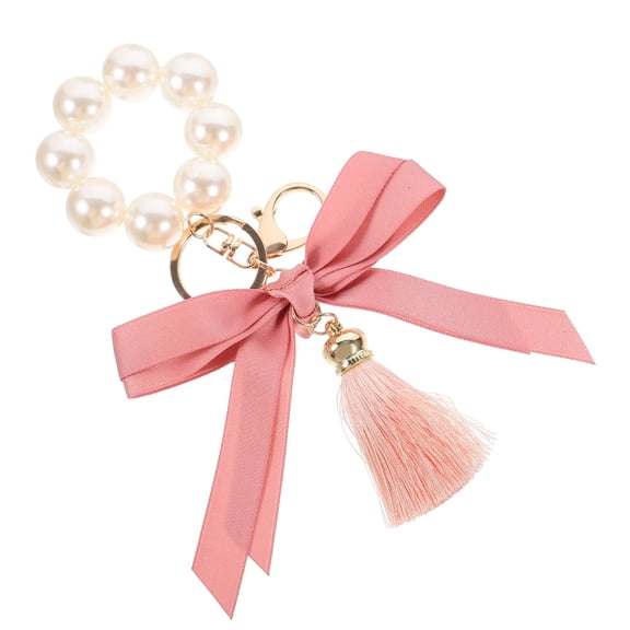 FUEENIRVA 1Set Keychain Simulation Keychain Simple and Practical Ribbon Material for Ladies Handbag Pendant