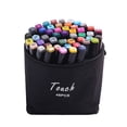thumbnail image 1 of Colors Art Markers Set Double Tip Broad Fine Point Marker Pen with Carrying Bag Art Supplies for Students Adults Artists Drawing Coloring Sketching Design, 1 of 9