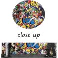 thumbnail image 5 of Canvas Wall Art Banksy Graffiti Pictures 3 Panels Modern Abstract Street Pop Art Posters Prints Artwork Home Decorations for Living Room Bedroom Office Framed Ready to Hang - 12"x16"x3pcs, 5 of 6