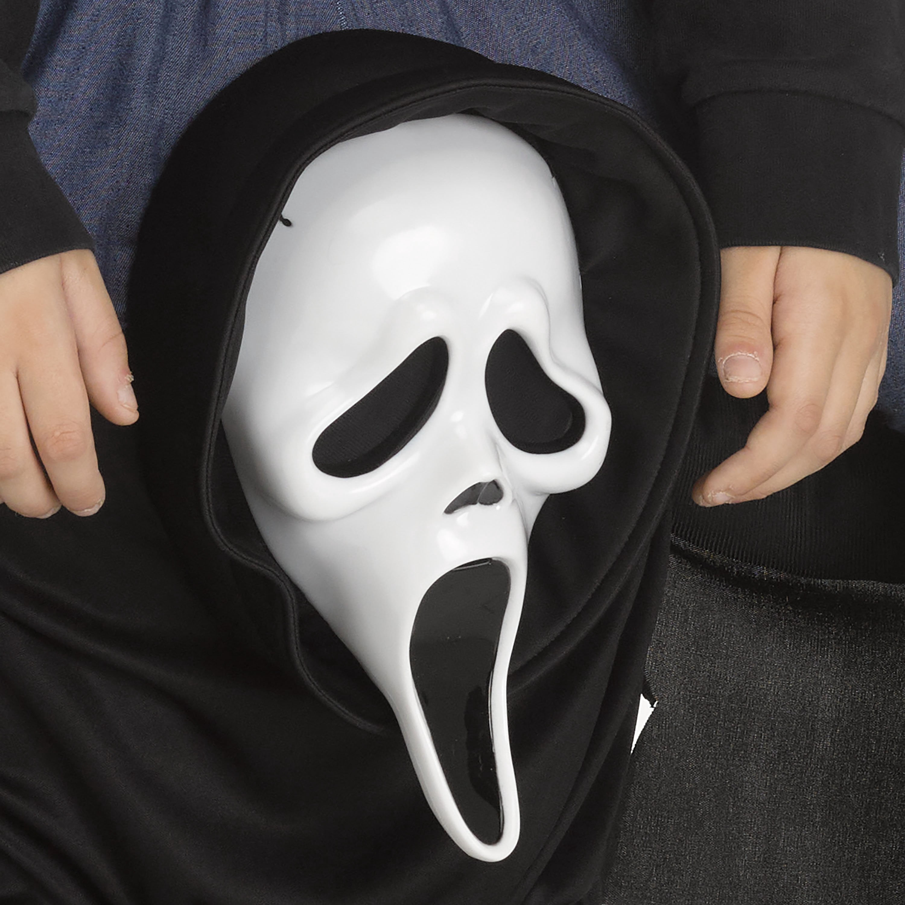 Carry Me Ghostface Halloween Costume for Adults, Adult Size XS-XL (26-42), by Fun World