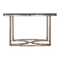 thumbnail image 2 of SEI Meubles Lachlan Rond en Métal Emboîté Ensemble de Table Basse en Champagne/Espresso, 2 of 3