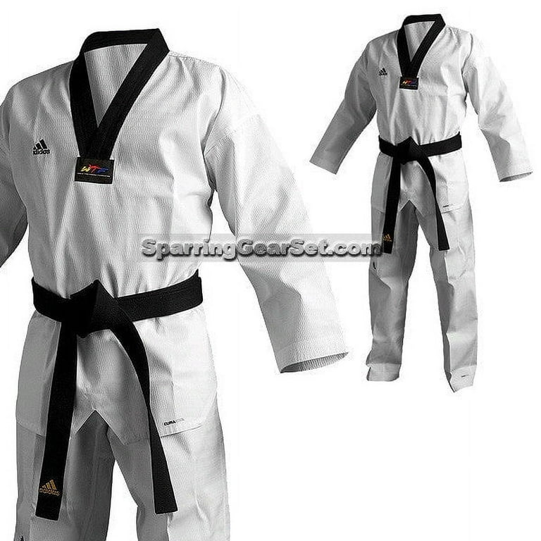 Adidas Adichamp 3 TKD Uniform Black Vneck