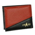 thumbnail image 4 of Star Trek The Next Generation Metal Command Badge Bi-Fold Wallet with ID Window Card Slots and Bill Sleeve, 4 of 5