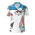 thumbnail image 7 of Saiise Sanrio As Mens Golf Shirt Moisture Wicking Dry Fit Mens Polo Shirts Dry Fit Performance Men's Golf Shirts Regular Fit Fashion Print, 7 of 7