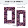 thumbnail image 5 of ZICANCN Outlet Covers Wall Plate, Beautiful Vintage Paisley Light Switch Cover Decorative, Duplex Toggle Combo 1-Gang, 5 of 9