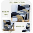 thumbnail image 2 of 1,4,6,8 Pack Oversized Dining Room Chair Covers, Large Chair Cover For Dining Room, Oversized Dining Chair Slipcover, Parson Chair Slipcover, Kitchen Chair Protector Set Of 4,6,8, Geometric, 2 of 6