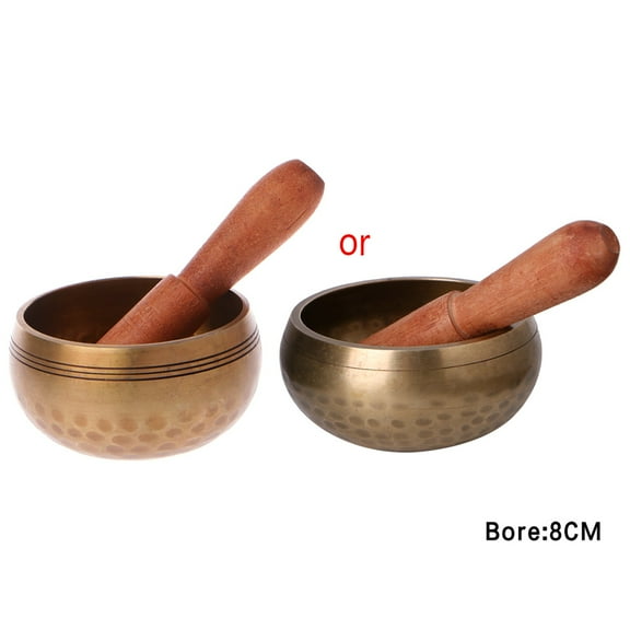 CIYISON Tibetan Buddhism Singing Bowl Hand Hammered Yoga Copper Chakra Meditation Gift