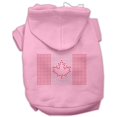 thumbnail image 1 of Mirage Pet Products  Canadian Flag Hoodies Pink S - 10, 1 of 1