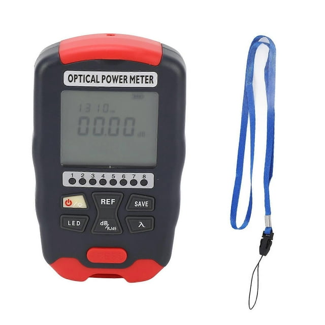 3 in 1 Fiber Optic Power Meter, Sensitive and Fast Response LED Optical Power Tester, RJ45, -70 to +10 dBm