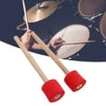 thumbnail image 4 of Baguette de Basse en Mousse, 2PCS EVA Tête de Basse en Mousse pour Concert Rouge, 4 of 8