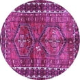 thumbnail image 1 of Ahgly Company Indoor Round Persian Purple Traditional Area Rugs, 7' Round, 1 of 4