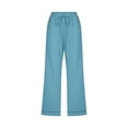 thumbnail image 4 of Capri Pants for Women, Loose Drawstring Drawstring Large 3/4, 4 of 5