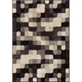 thumbnail image 1 of 8 x 11 in. Geometric Halo Blocks Area Rug - Gray, 1 of 1