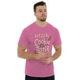 thumbnail image 5 of Funny Christmas Official Cookie Tester Men's Graphic T Shirt Tees Brisco Brands S, 5 of 6