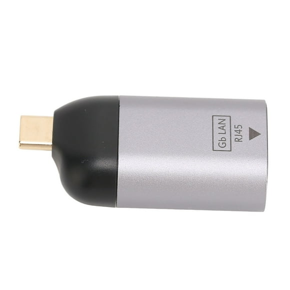 Usb C Ethernet Adapter, USB C Male To RJ45 Female Usb C To Ethernet Adapter Stable Connection 1000Mbps Data Transmission Aluminum Alloy Shell for Laptop