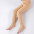 thumbnail image 6 of KAUOD Girls Fleece Thermal Tights Leggings Gym Workout Stretchy Yoga Pants Teen Kids Plain Winter Warm Ballet Dance Leggings, 6 of 9