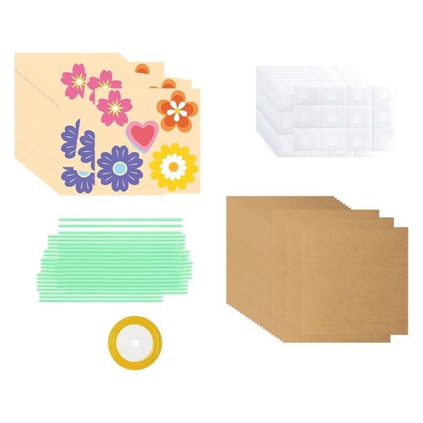 Kit de manualidades de ramo de flores, regalo DIY, ramo de flores de papel, hazlo tú mismo 24 piezas