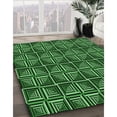 thumbnail image 2 of Ahgly Company Indoor Square Patterned Deep Emerald Green Area Rugs, 4' Square, 2 of 6