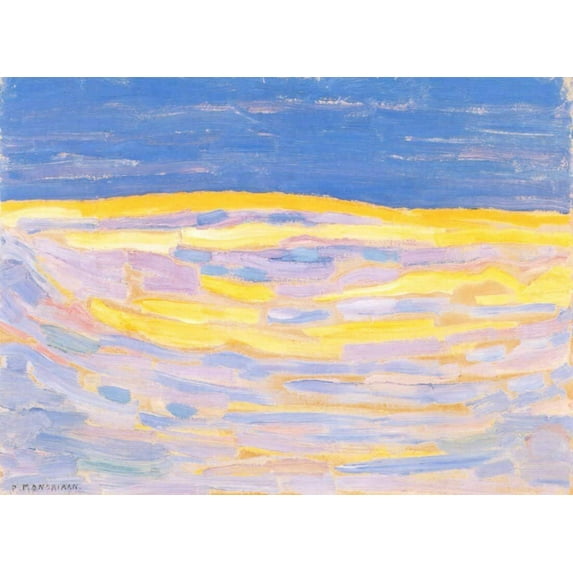Dune 1-Mondrian - CANVAS OR FINE PRINT WALL ART