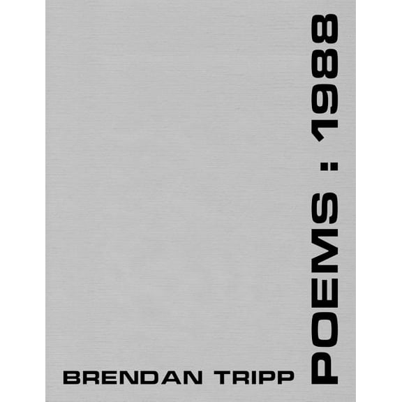 Poems : 1988 (Paperback)