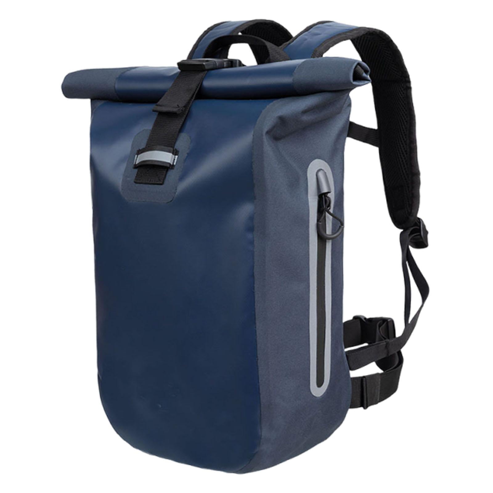 Waterproof Dry Bag Backpack 20L Rolltop Polyester for Outdoor Camping Fishing and Boating