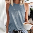 thumbnail image 2 of ZyeKqe Tank Top for Women Sleeveless Crewneck T Shirts Graphic Print Going out Tops Summer Casual Loose Basic Shirts, 2 of 5