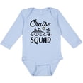 thumbnail image 3 of Inktastic Cruise Squad with Vector Cruise Ship and Palm Trees Boys or Girls Long Sleeve Baby Bodysuit, 3 of 5
