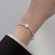 thumbnail image 1 of Pulsera de tulipán de plata S925 Love Rocky con cuentas de bambú ligeras unidas, pequeña y fresca pulsera S5507, 1 of 5