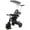 Grey, variant on Costway Toddler Tricycle, 7 in 1 Push Trike with Adjustable Canopy Parent Push Handle Seat Gray