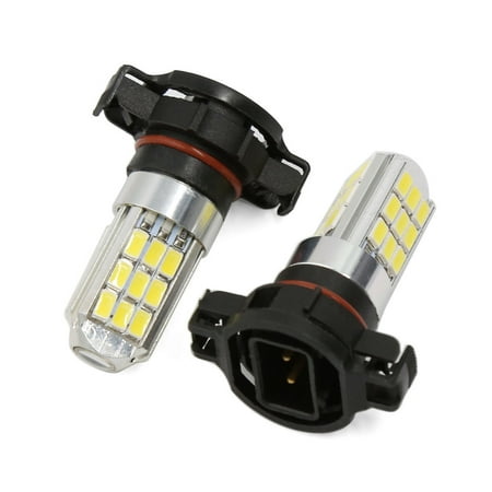 Unique Bargains 2 Pcs H16 Socket White 27 SMD LED Bulbs ...