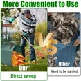 thumbnail image 2 of HOMEYA [2 Pack] 72 Gallon Garden Leaf Waste Bags Reusable Heavy Duty Yard Lawn Dustpan for Lawn Debris, Grass Clippings, 2 of 9