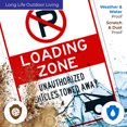 No Parking Symbol Sign, Loading Zone Sign, 10x14 Aluminum - Walmart.com