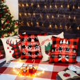 thumbnail image 3 of Fundas de almohada navideñas PENGJTMXG 18 x 18 pulgadas, 3 of 5
