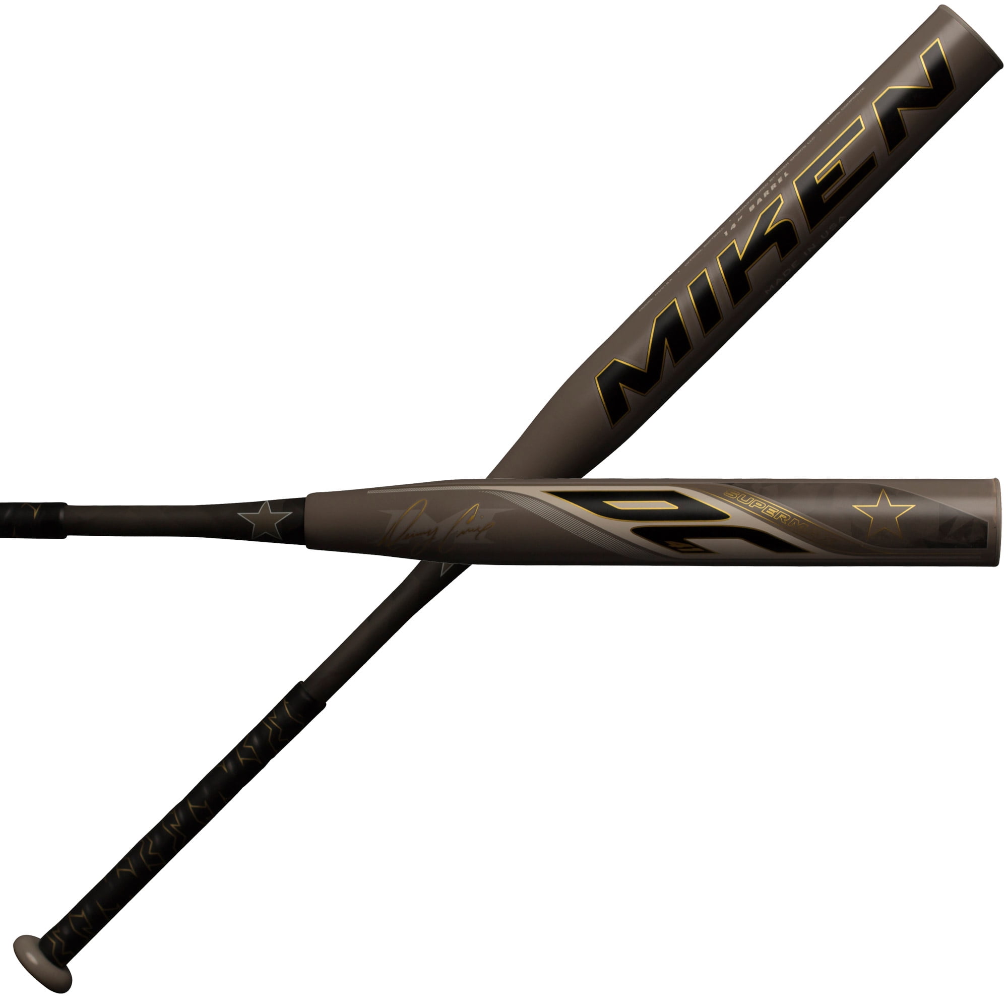 Miken DC41 Supermax ASA Composite Slowpitch Softball Bat, 34" (6