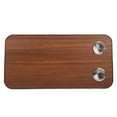 thumbnail image 1 of RV Table Top Replacement, 31.49x15.74in Rectangular Pontoon Boat Table Top with Stainless Steel Cup Holder, Sturdy Solid Wood Large Top for RV, Yacht, , Marine, 1 of 7