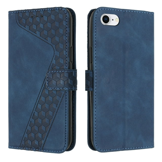 Compatible with iPhone 8/ 7 Case Wallet Design with Card Slots Magnetic Closure Cover