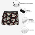 thumbnail image 6 of Daiia colorful Skull dog flower Men's Underwear Boxer Briefs, Cotton Stretch Moisture-Wicking Underwear-X-Large, 6 of 9