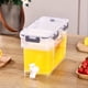 thumbnail image 5 of Jarra De Agua Para Refrigerador De 3, 5 L Con Grifo, De Vidrio, Gran Capacidad, Perfecta Para T De Frutas De Verano Y Agua Helada Para Uso En El Hogar Y La Oficina, 1 Unidad, Transparente, UKHBMC, 5 of 8