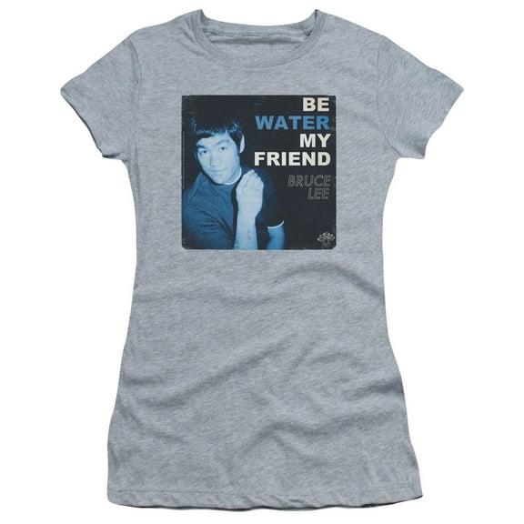 Bruce Lee Water S/S Junior Women's T-Shirt Sheer Athletic Heather