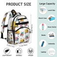 thumbnail image 3 of Excavator Construction Vehicle School Backpack Adjustable Shoulder Straps Chest Strap Spacious Durable Bookbag, 3 of 6