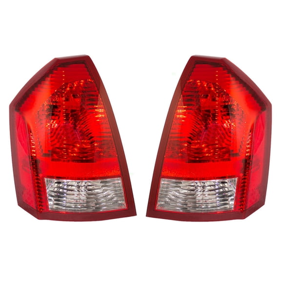 New Pair Of Tail Lights Compatible With Chrysler 300 2.7L 3.5L 3518CC 2005 2006 2007 By Part Numbers CH2819102 4805850AE CH2818102 4805851AE