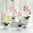 thumbnail image 4 of Planta artificial Bewildely Cerámica Rosa, 4 of 6
