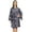 Navy Blue, variant on Bimba Women Cotton Poplin Floral Printed Kimono Robe Bridesmaid Cover Up - 8