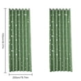 thumbnail image 3 of Moon Curtains Star Curtains Navy Star Blackout Curtains for Kid's Bedroom - Grommet Thermal Insulated Room Darkening Printed Curtains for Living Room green 100*200cm, 3 of 9