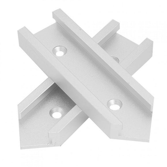 Aluminum Alloy T-track Connector, Easy To Operate For Woodworking Woodworking DIY Accessories Electric Circular Saw Flip Table Table Saw Table Cross Connector