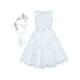 thumbnail image 1 of Vestido de Niña de Flores Blanco Princess Corona Disfraz Fiesta 8 Años, 1 of 6